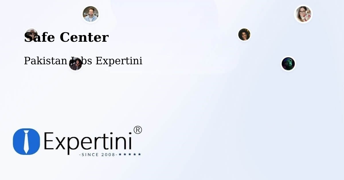 Safety Center – Tank - Pakistan Jobs Expertini